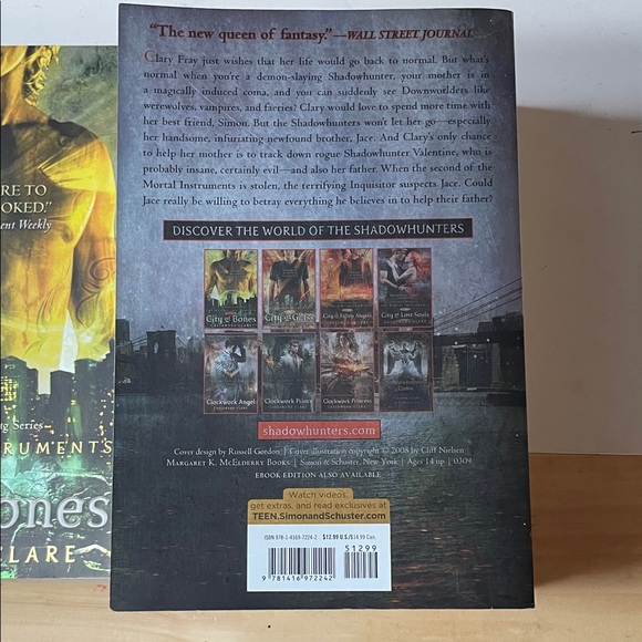Mortal Instruments Paperback Book 1-3 - Picture 4 of 7